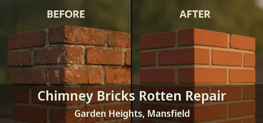 Chimney Bricks Rotten Repair Garden Heights, Mansfield - TX