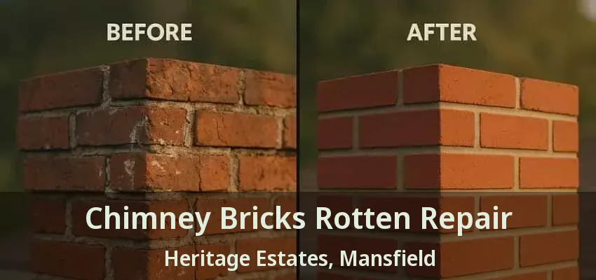 Chimney Bricks Rotten Repair Heritage Estates, Mansfield - TX