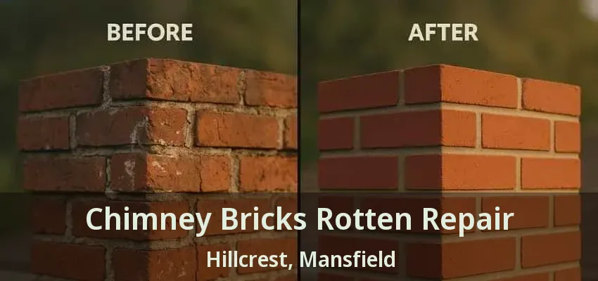 Chimney Bricks Rotten Repair Hillcrest, Mansfield - TX