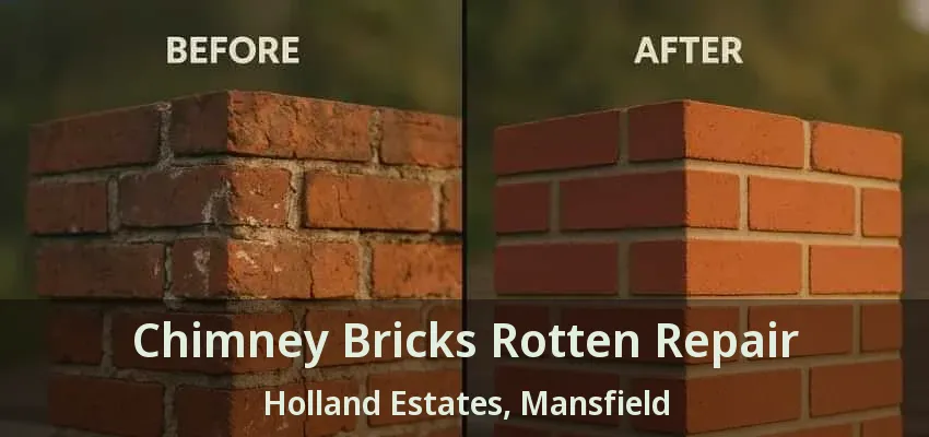 Chimney Bricks Rotten Repair Holland Estates, Mansfield - TX