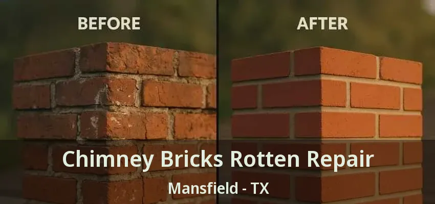 Chimney Bricks Rotten Repair Mansfield - TX