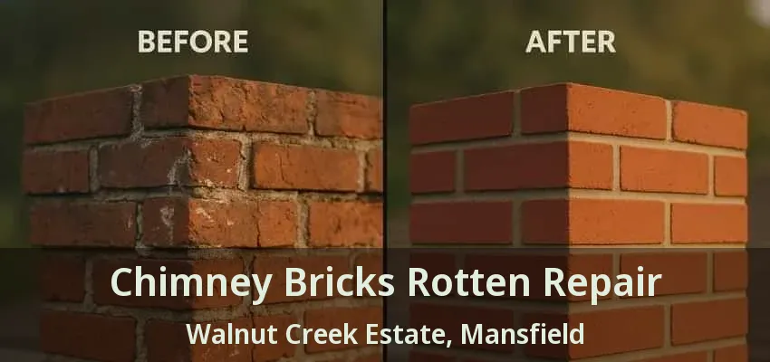 Chimney Bricks Rotten Repair Walnut Creek Estate, Mansfield - TX