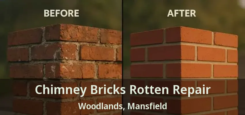 Chimney Bricks Rotten Repair Woodlands, Mansfield - TX