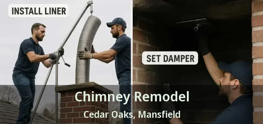 Chimney Remodel Cedar Oaks, Mansfield - TX