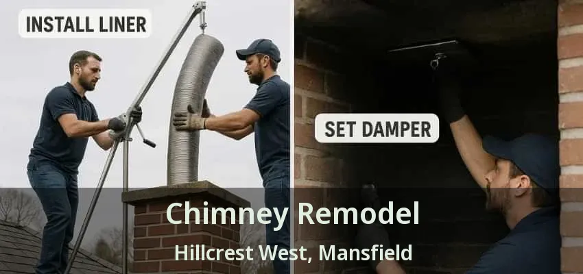 Chimney Remodel Hillcrest West, Mansfield - TX