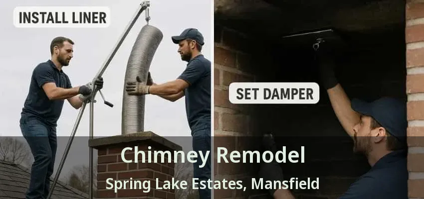 Chimney Remodel Spring Lake Estates, Mansfield - TX