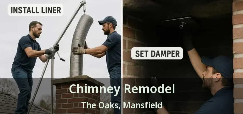 Chimney Remodel The Oaks, Mansfield - TX