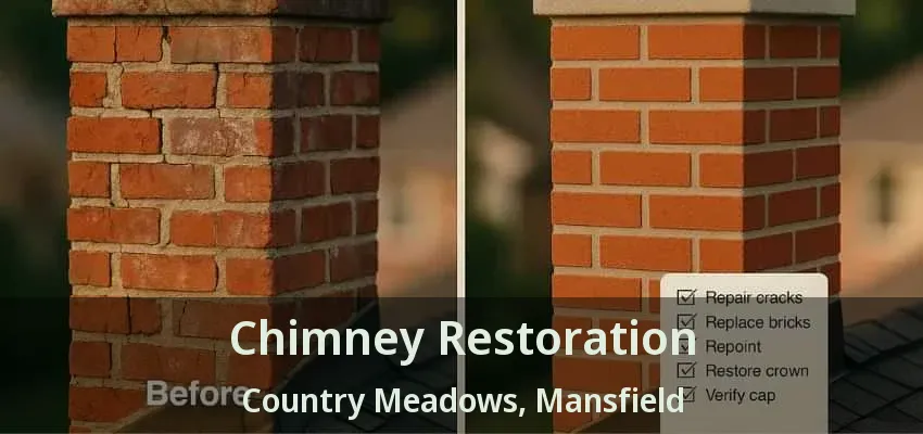Chimney Restoration Country Meadows, Mansfield - TX