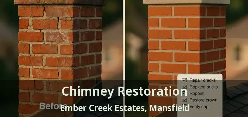 Chimney Restoration Ember Creek Estates, Mansfield - TX