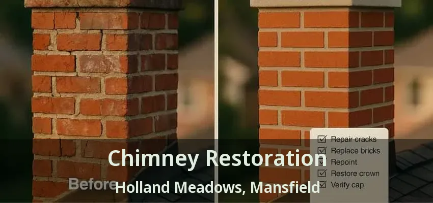 Chimney Restoration Holland Meadows, Mansfield - TX