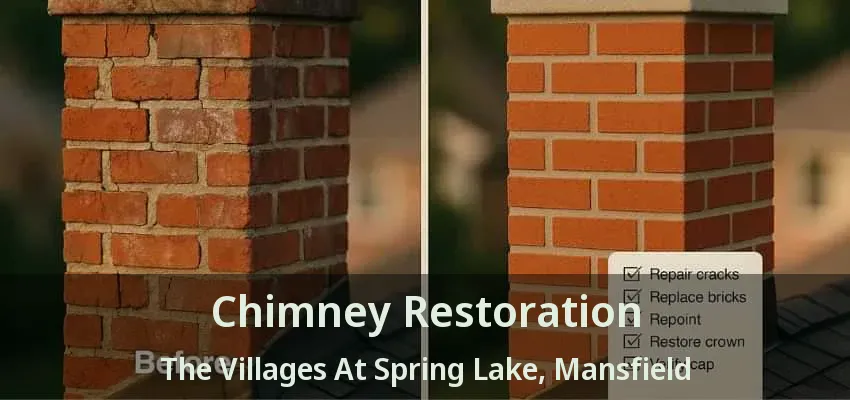 Chimney Restoration The Villages At Spring Lake, Mansfield - TX