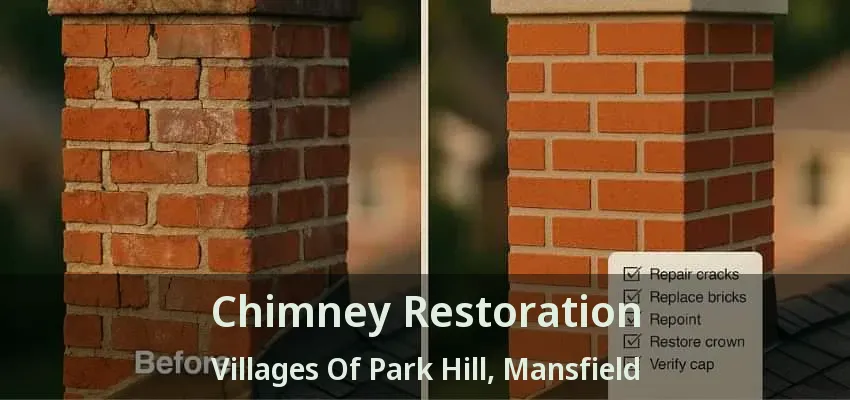 Chimney Restoration Villages Of Park Hill, Mansfield - TX