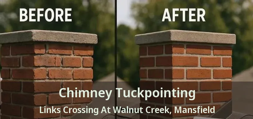Chimney Tuckpointing Links Crossing At Walnut Creek, Mansfield - TX