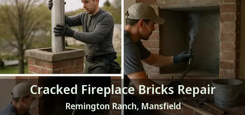 Cracked Fireplace Bricks Repair Remington Ranch, Mansfield - TX