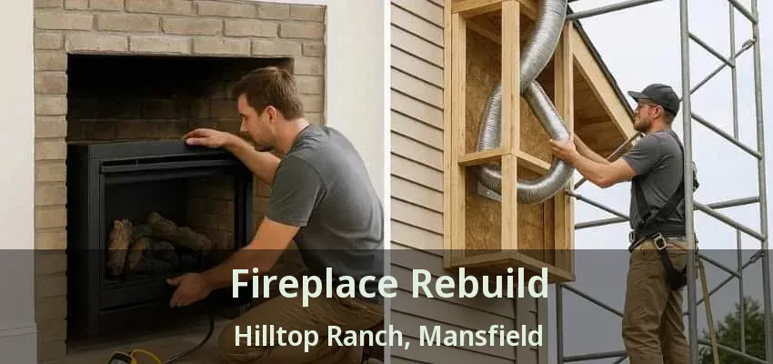 Fireplace Rebuild Hilltop Ranch, Mansfield - TX