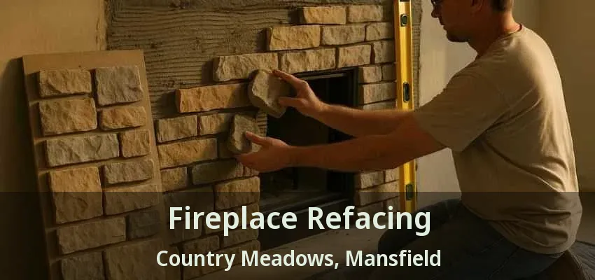 Fireplace Refacing Country Meadows, Mansfield - TX