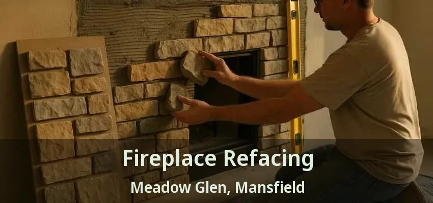 Fireplace Refacing Meadow Glen, Mansfield - TX