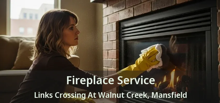 Fireplace Service Links Crossing At Walnut Creek, Mansfield - TX