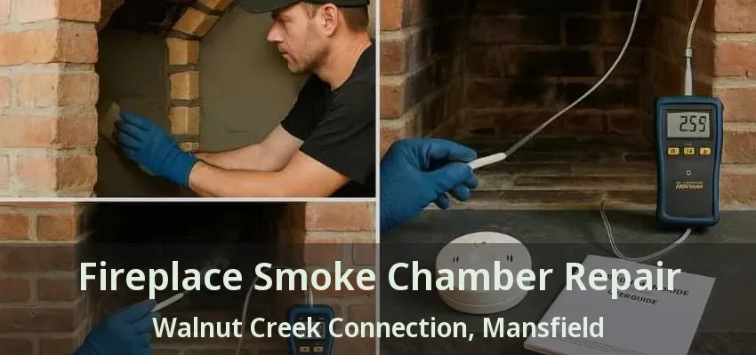 Fireplace Smoke Chamber Repair Walnut Creek Connection, Mansfield - TX