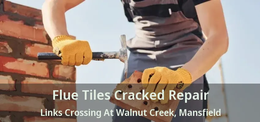 Flue Tiles Cracked Repair Links Crossing At Walnut Creek, Mansfield - TX