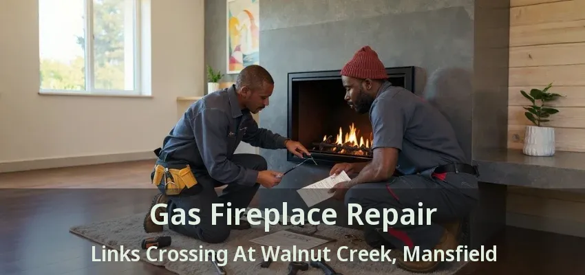 Gas Fireplace Repair Links Crossing At Walnut Creek, Mansfield - TX