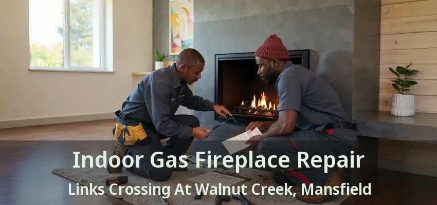 Indoor Gas Fireplace Repair Links Crossing At Walnut Creek, Mansfield - TX