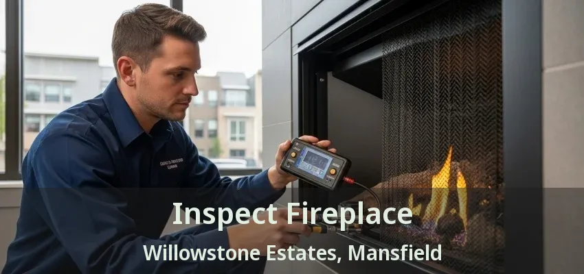 Inspect Fireplace Willowstone Estates, Mansfield - TX