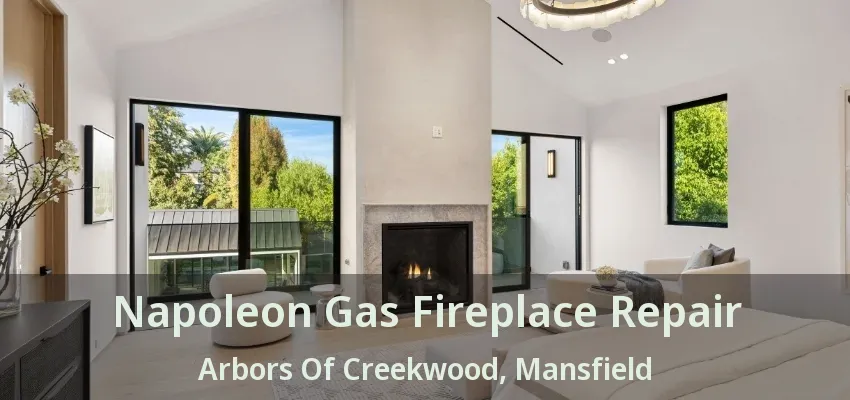 Napoleon Gas Fireplace Repair Arbors Of Creekwood, Mansfield - TX