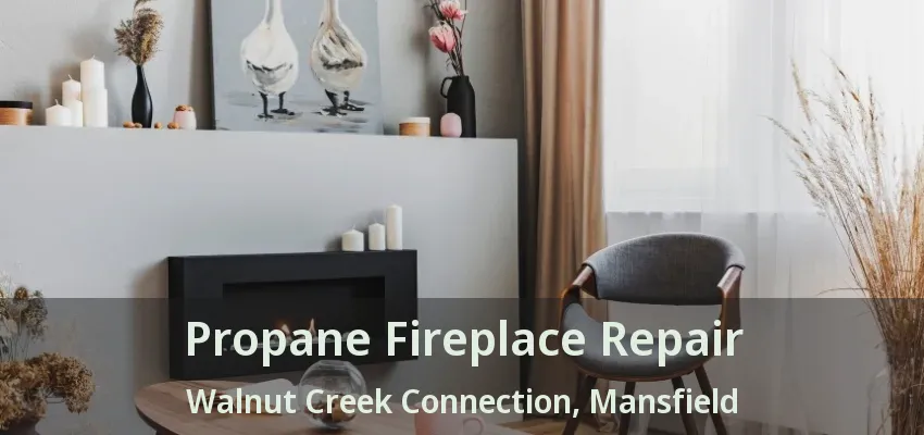 Propane Fireplace Repair Walnut Creek Connection, Mansfield - TX