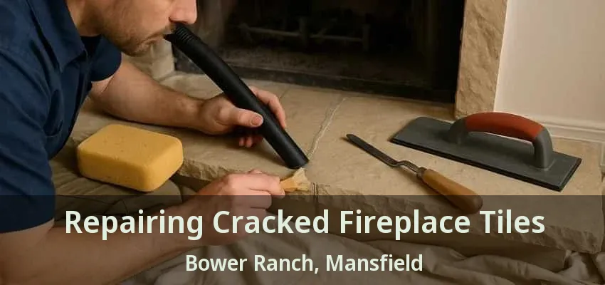 Repairing Cracked Fireplace Tiles Bower Ranch, Mansfield - TX