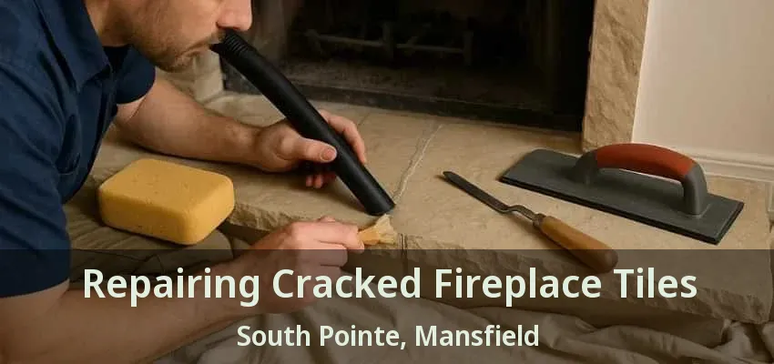 Repairing Cracked Fireplace Tiles South Pointe, Mansfield - TX