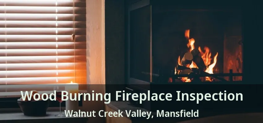 Wood Burning Fireplace Inspection Walnut Creek Valley, Mansfield - TX